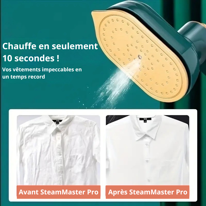 Un avant après qui montre l'efficacité du défroisseur à vapeur