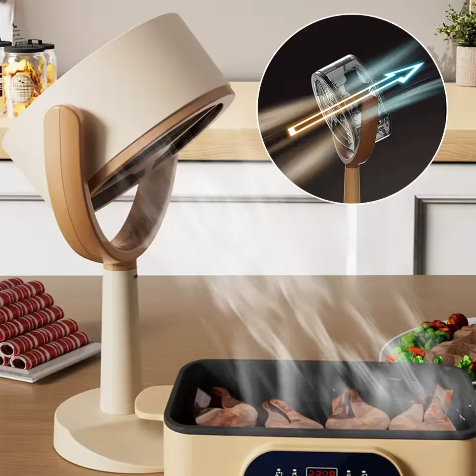Appareil compact et léger pour absorber vapeur et odeurs dans la cuisine