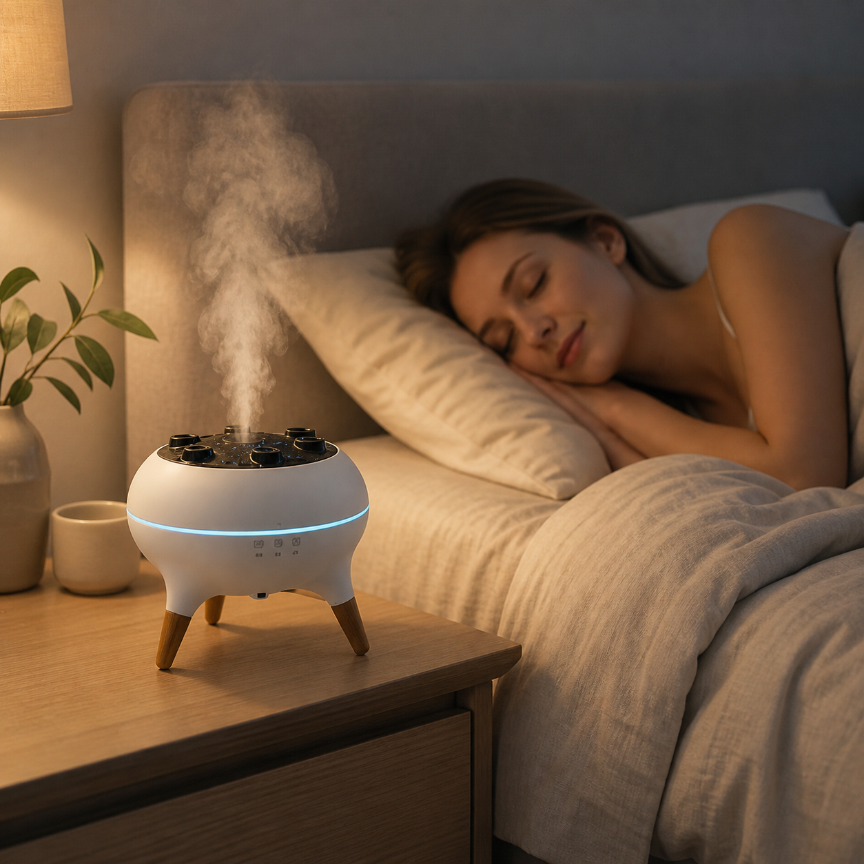 Lumelya™ – Diffuseur Méduse Lumineux - Ambiance Zen