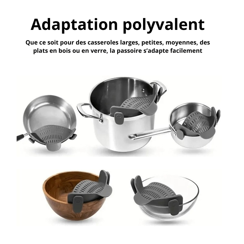Passoire polyvalente SmartClip - Facile et rapide