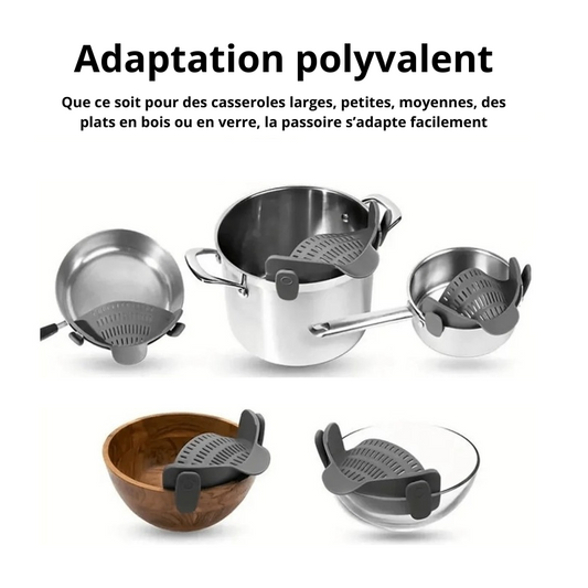 Passoire polyvalente SmartClip - Facile et rapide