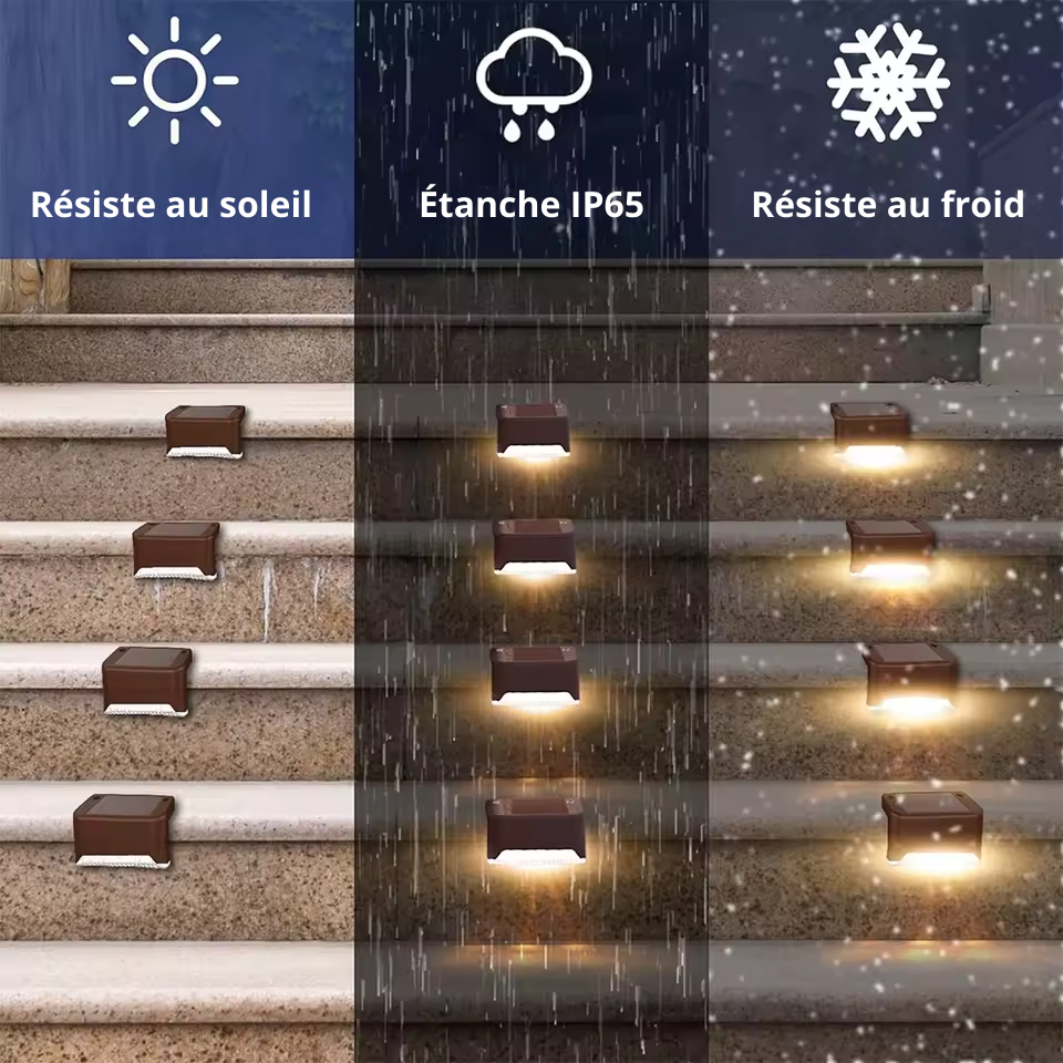 Luméris™ - Lampes solaires auto-adhésives