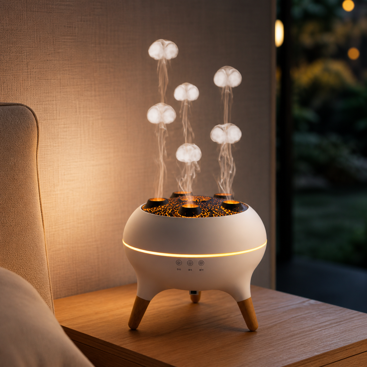 Lumelya™ – Diffuseur Méduse Lumineux - Ambiance Zen