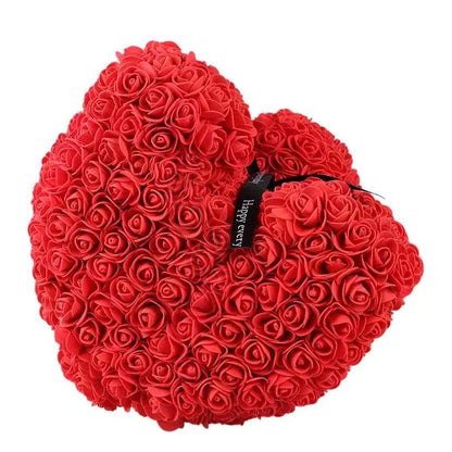 Ours de Roses Éternelles – 25 cm - Décoration & cadeau romantique