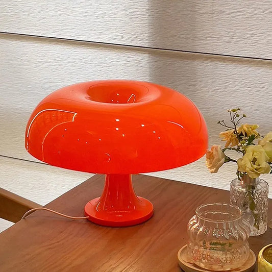 Lampe champignon design rétro
