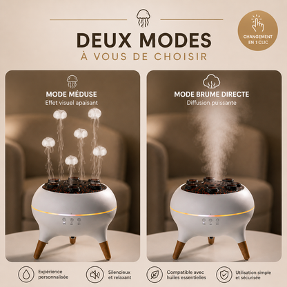 Lumelya™ – Diffuseur Méduse Lumineux - Ambiance Zen