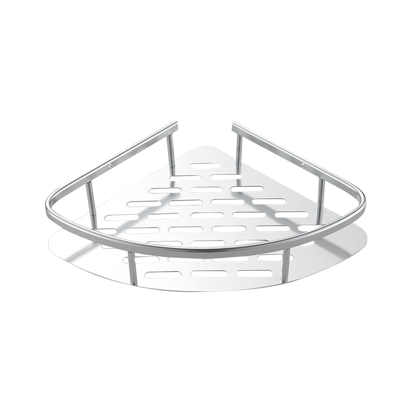 Étagère Murale d'Angle Aluminium - Installation Sans Perçage