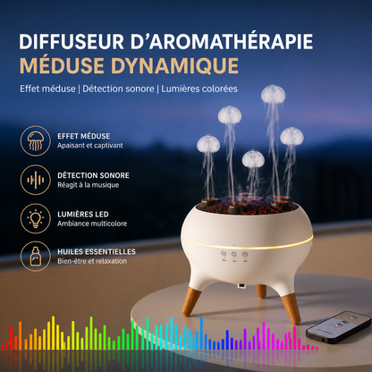 Lumelya™ – Diffuseur Méduse Lumineux - Ambiance Zen