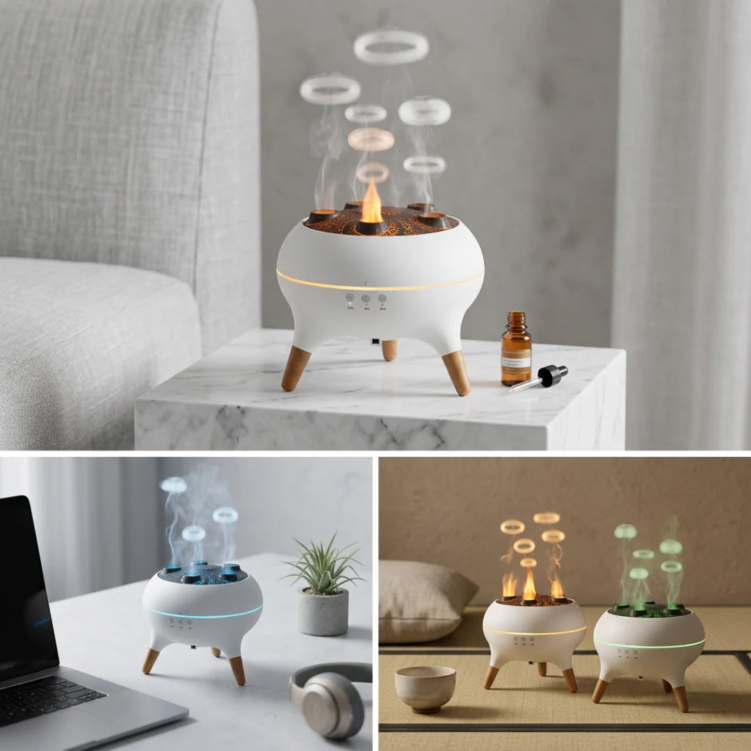 Lumelya™ – Diffuseur Méduse Lumineux - Ambiance Zen