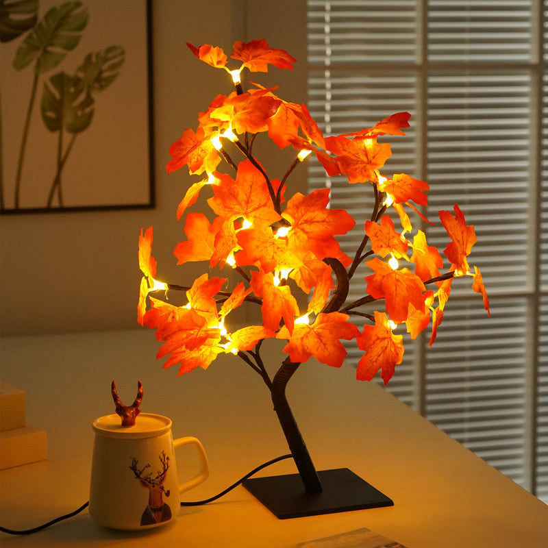 Lampe LED Lumière d’Automne – Ambiance Chaleureuse et Élégante