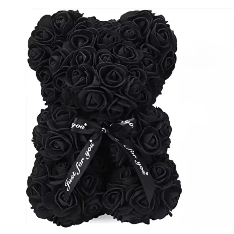 Ours de Roses Éternelles – 25 cm - Décoration & cadeau romantique