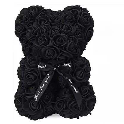Ours de Roses Éternelles – 25 cm - Décoration & cadeau romantique