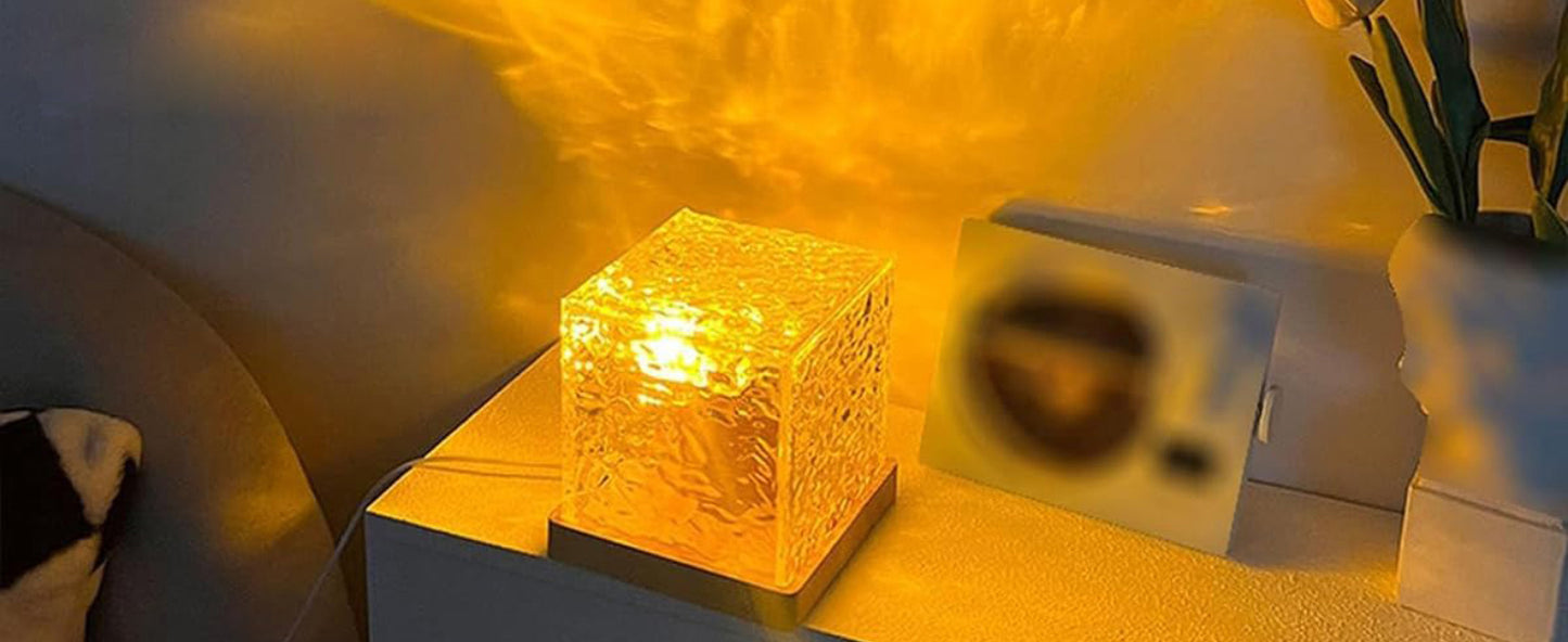 Aurora Wave - Projecteur à Ondulations d'Eau avec 16 Couleurs