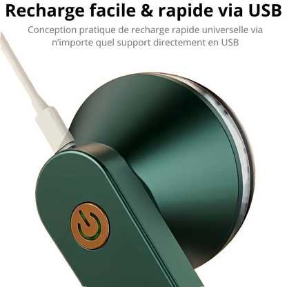 Présentation de la recharge USB de l’appareil rasoir anti-bouloches pour une utilisation sans fil