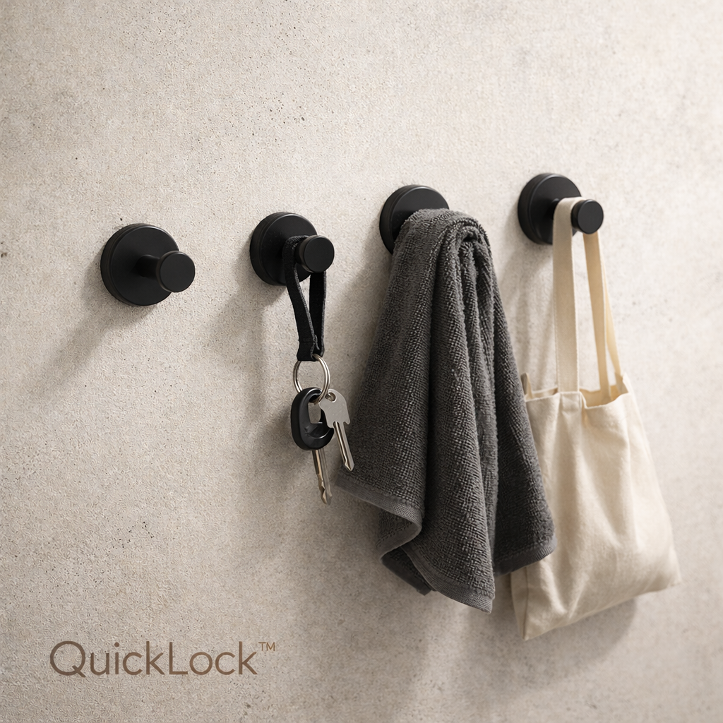 QuickLock™ - Les crochets designs à fixation instantanée