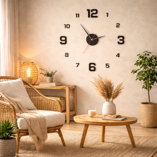 Horloge murale décorative minimaliste