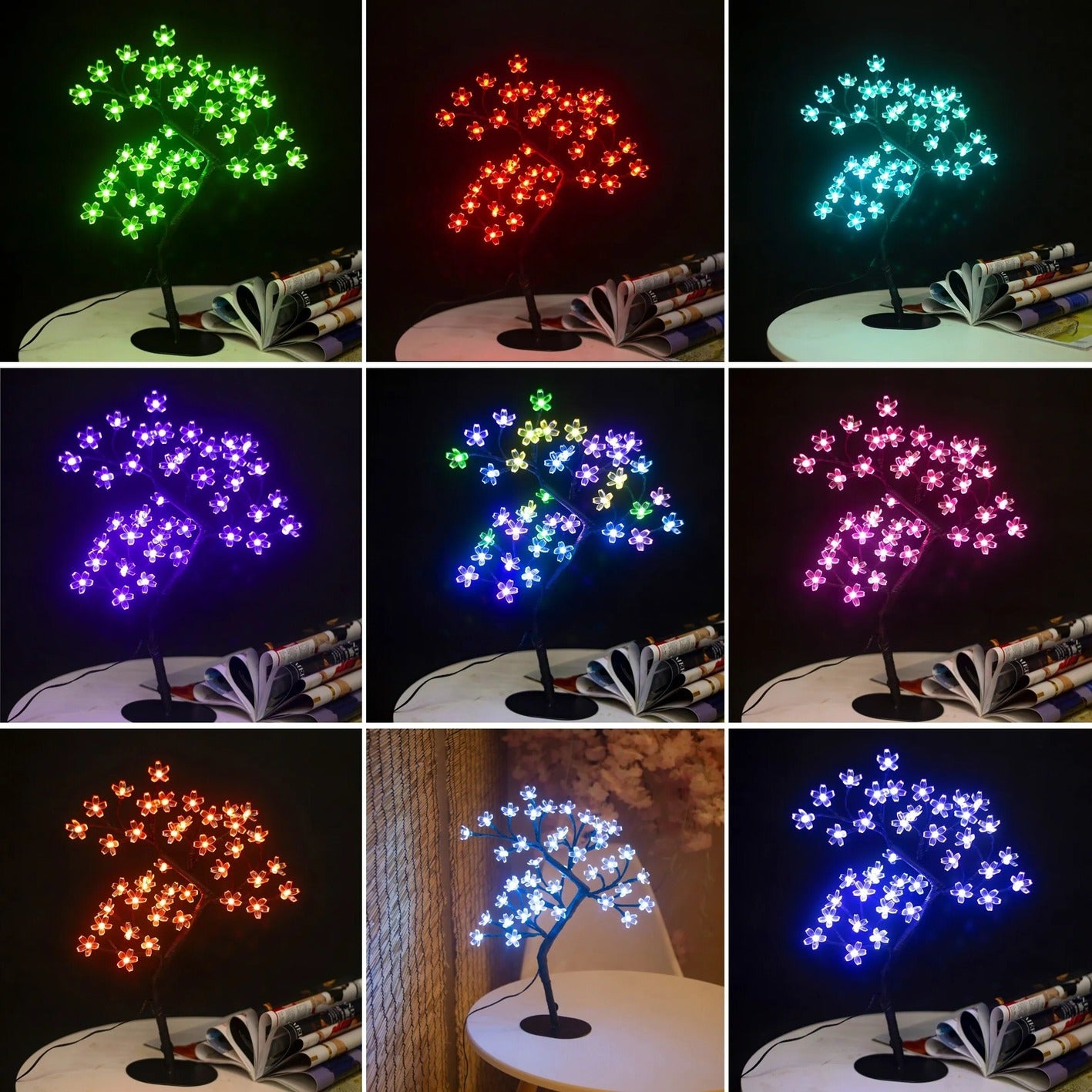Lampe LED Fleur de Lilas