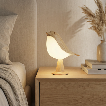 Lampe de chevet tactile - Oiseau de lune