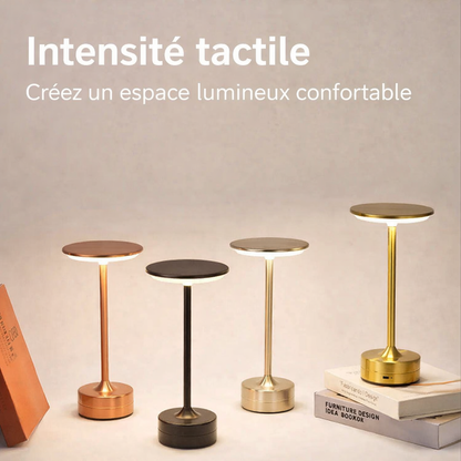 Lampe tactile Lyra™ — métal & lumière d’ambiance