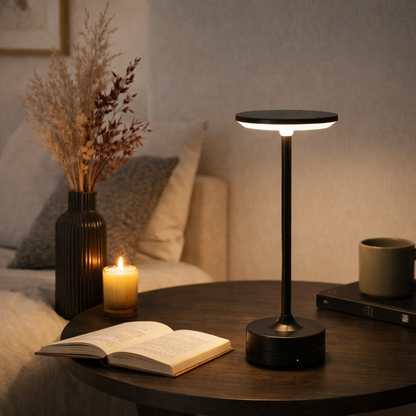 Lampe tactile Lyra™ — métal & lumière d’ambiance