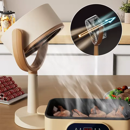 Appareil compact et léger pour absorber vapeur et odeurs dans la cuisine