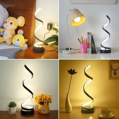 Lampe LED de table Spiralys - Design Moderne & Ambiance Apaisante