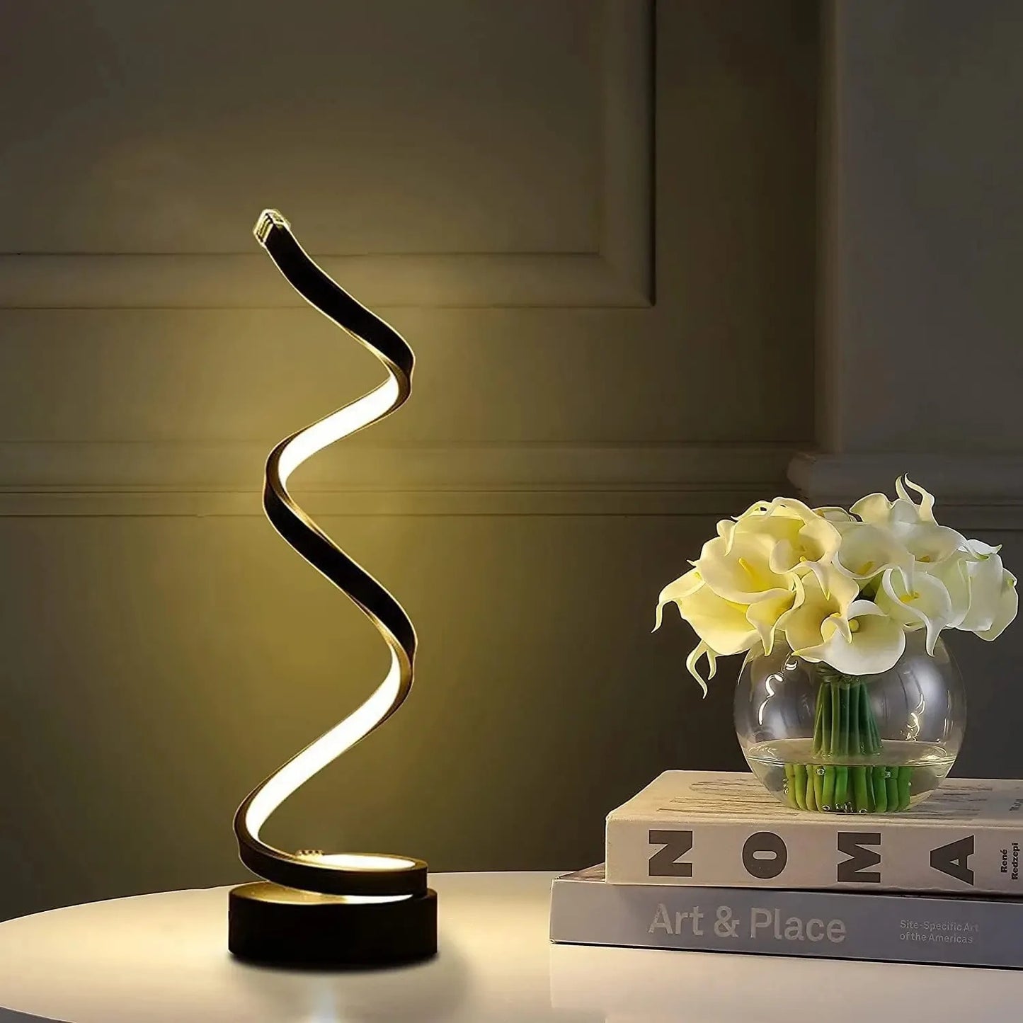 Lampe LED de table Spiralys - Design Moderne & Ambiance Apaisante