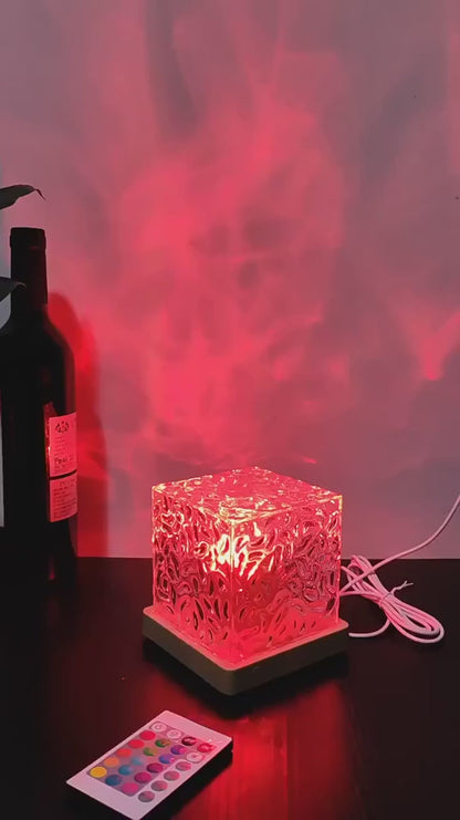 Aurora Wave - Projecteur à Ondulations d'Eau avec 16 Couleurs