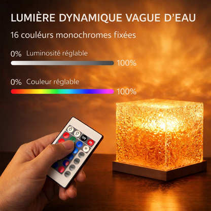 Aurora Wave - Projecteur à Ondulations d'Eau avec 16 Couleurs