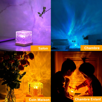 Aurora Wave - Projecteur à Ondulations d'Eau avec 16 Couleurs