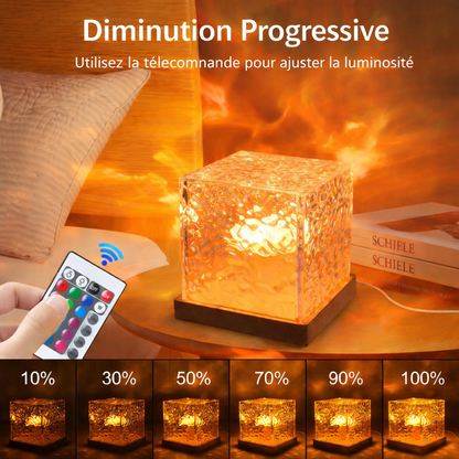 Aurora Wave - Projecteur à Ondulations d'Eau avec 16 Couleurs