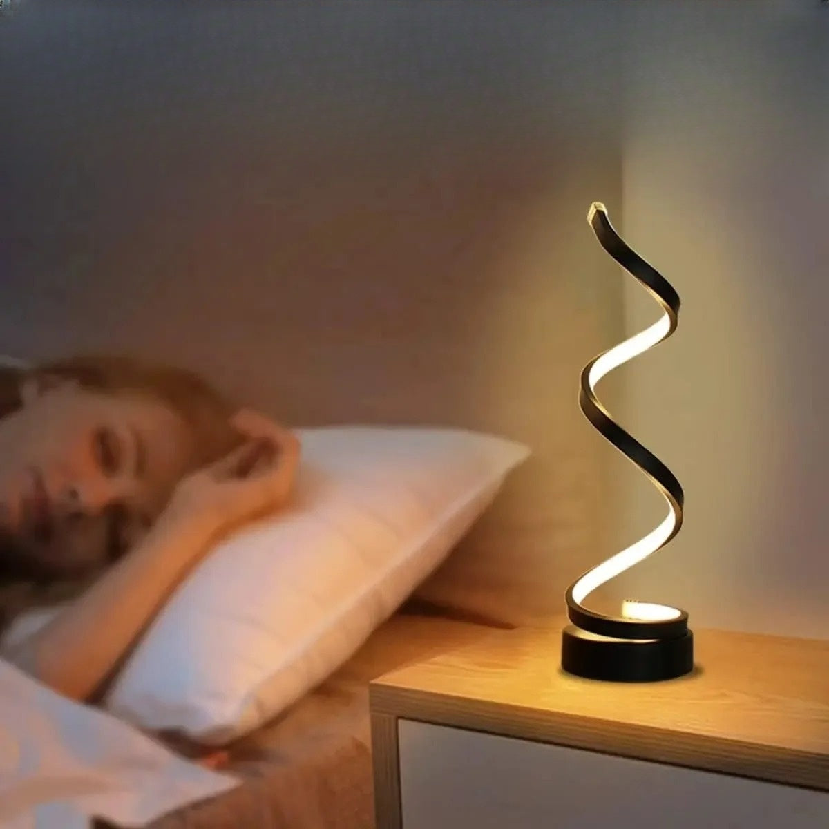 Lampe LED de table Spiralys - Design Moderne & Ambiance Apaisante