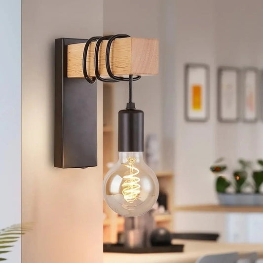 Lampe Murale Industrielle - Charme Rétro & Élégance